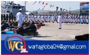 Lanal Kendari Gelar Upacara Peringati HUT TNI AL ke-79